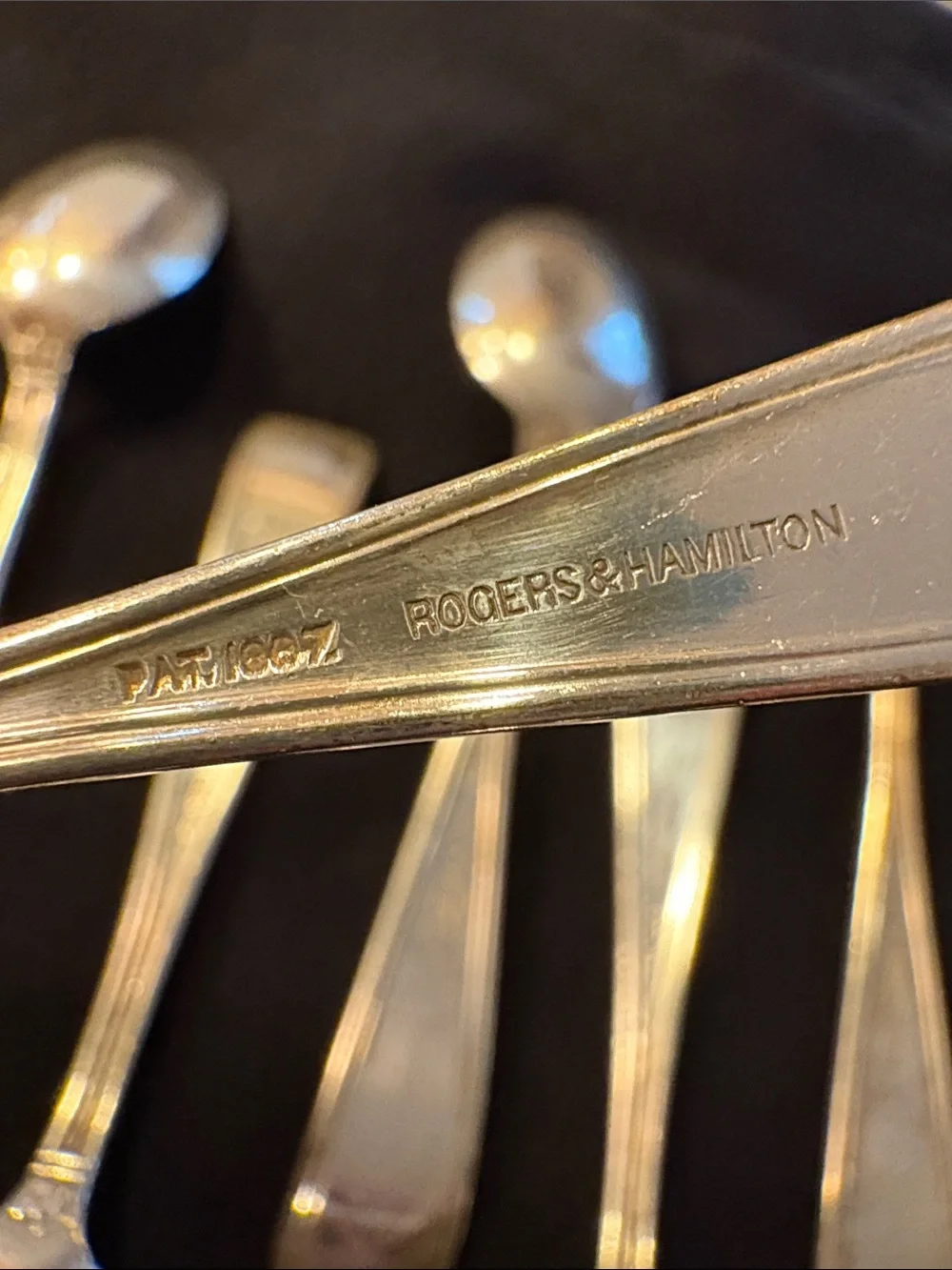 6 Pc Set 1887 CARDINAL Silverplated 4.25